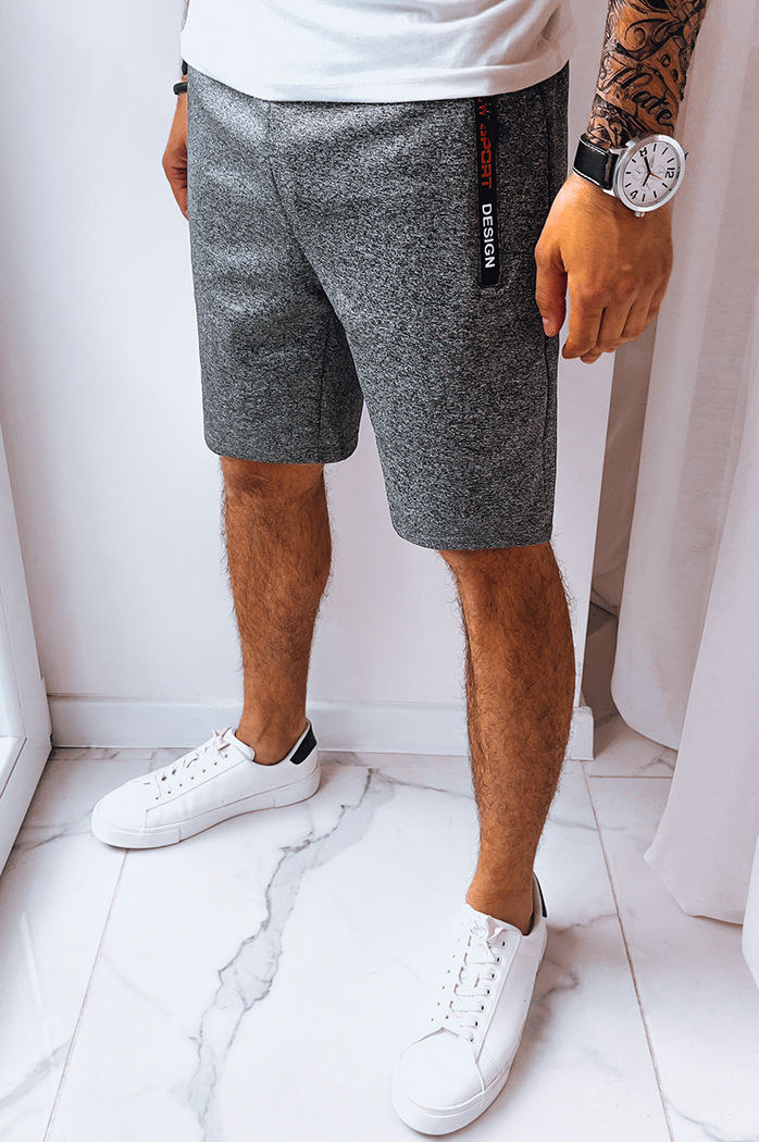 Spodenki męskie dresowe ciemnoszare Dstreet SX2229