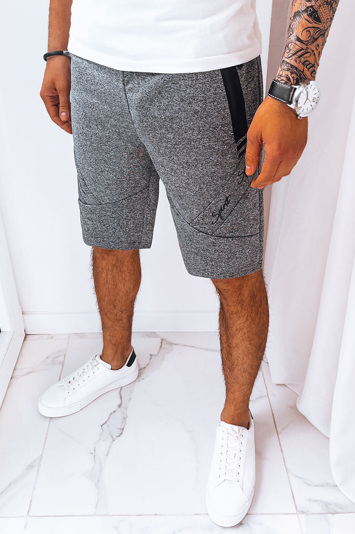 Spodenki męskie dresowe ciemnoszare Dstreet SX2237