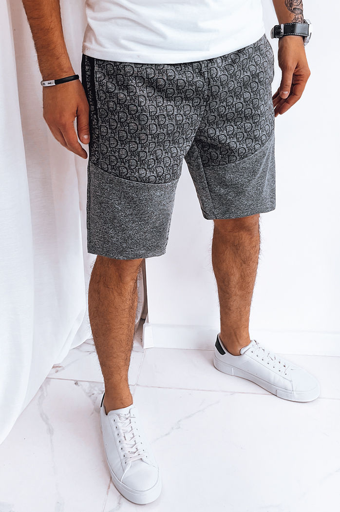 Spodenki męskie dresowe ciemnoszare Dstreet SX2261