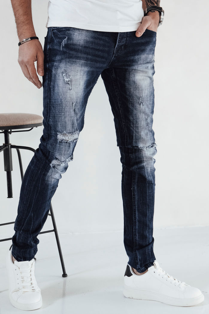 Spodnie męskie jeansowe granatowe Dstreet UX3993