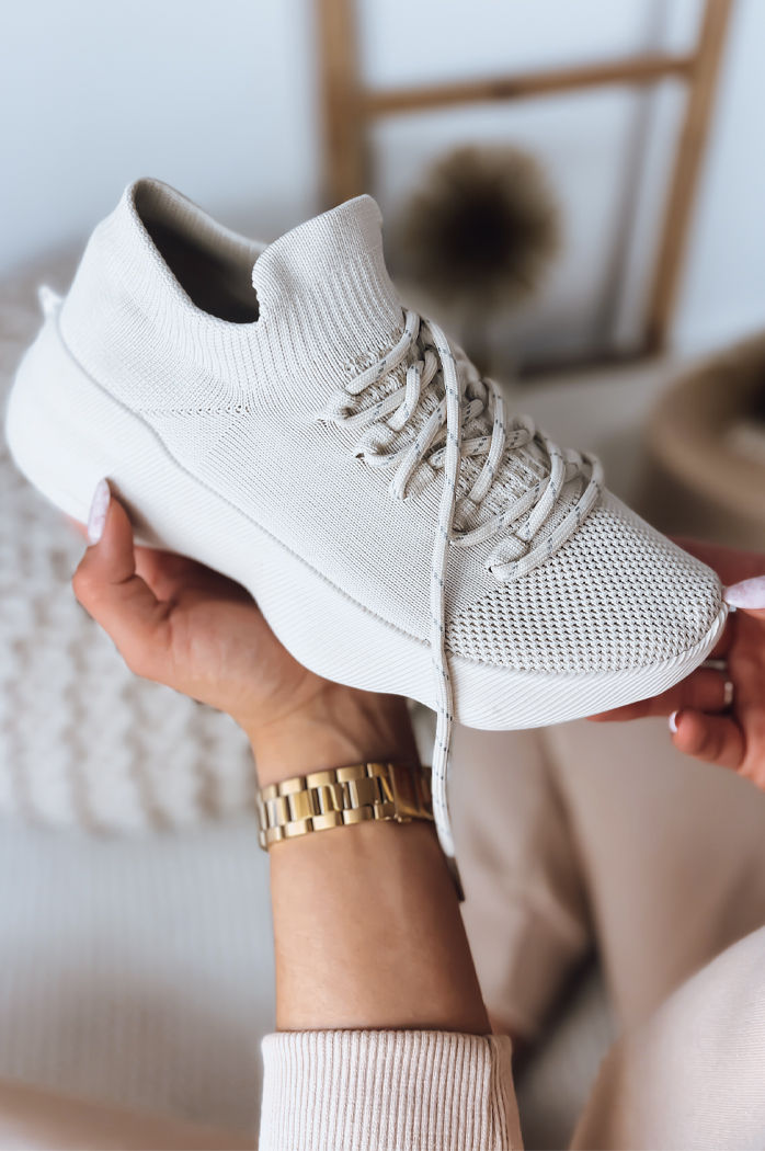 Buty damskie KRISTA beżowe Dstreet ZY0309