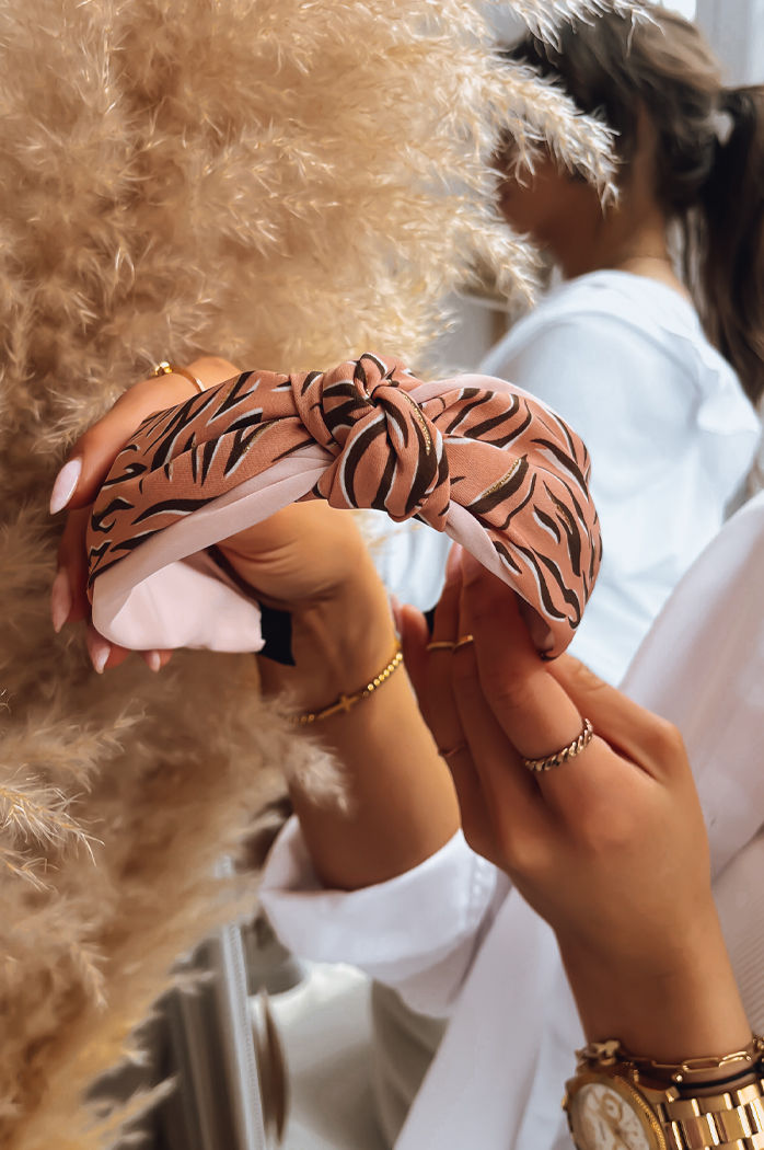 Opaska damska WILD różowa Dstreet HY0032