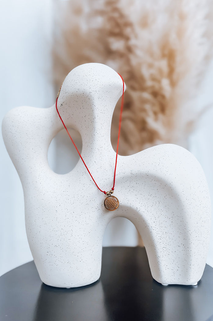 Naszyjnik SIESTA czerwony Dstreet IY0069