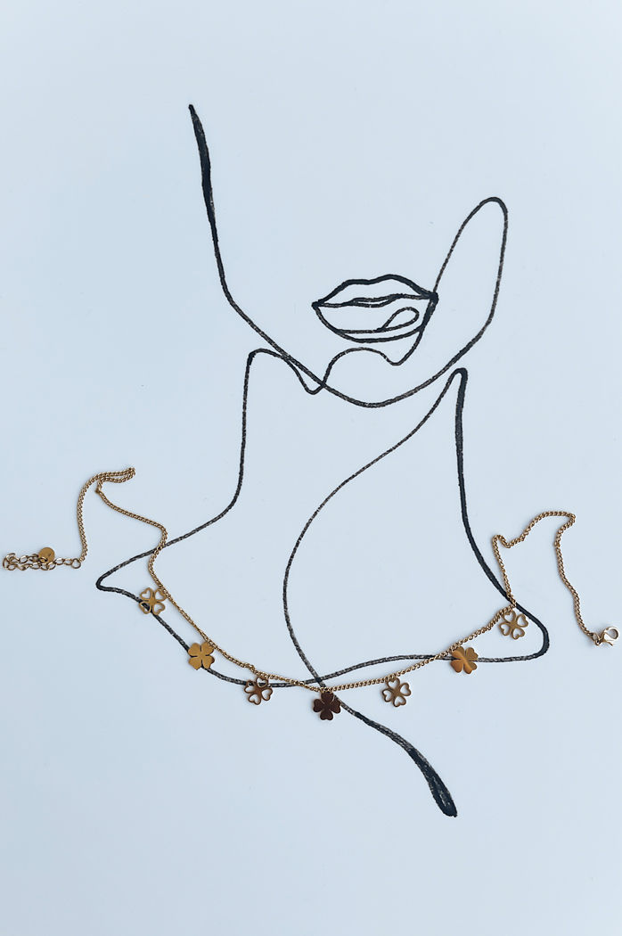 Naszyjnik MUNDHIDO złoty Dstreet IY0071