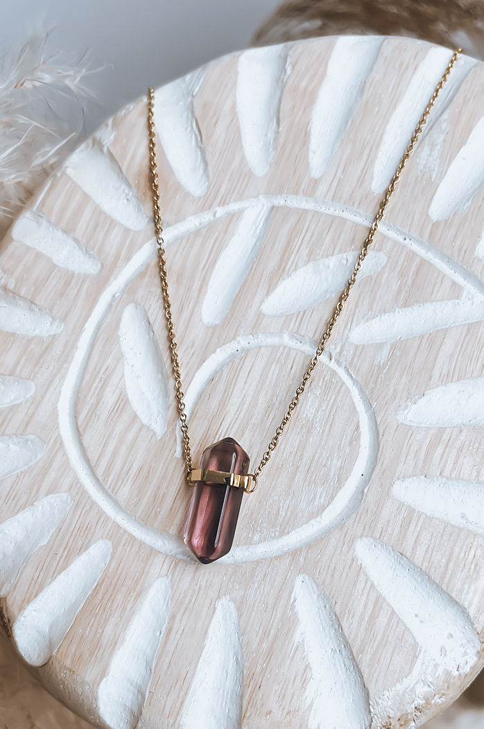 Naszyjnik PUCKET złoty Dstreet IY0077