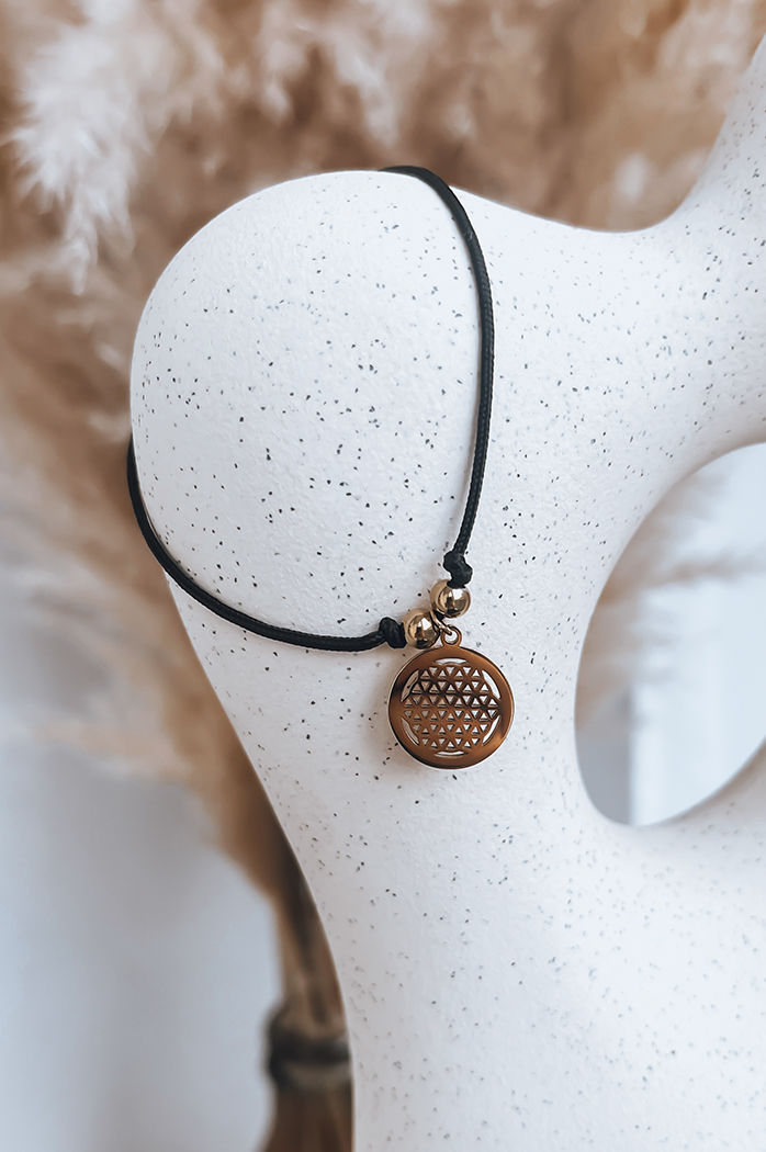 Bransoletka LANZAROTE czarna Dstreet LY0054