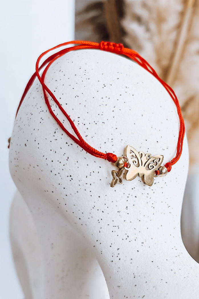 Bransoletka HEARTBEAT czerwona Dstreet LY0074