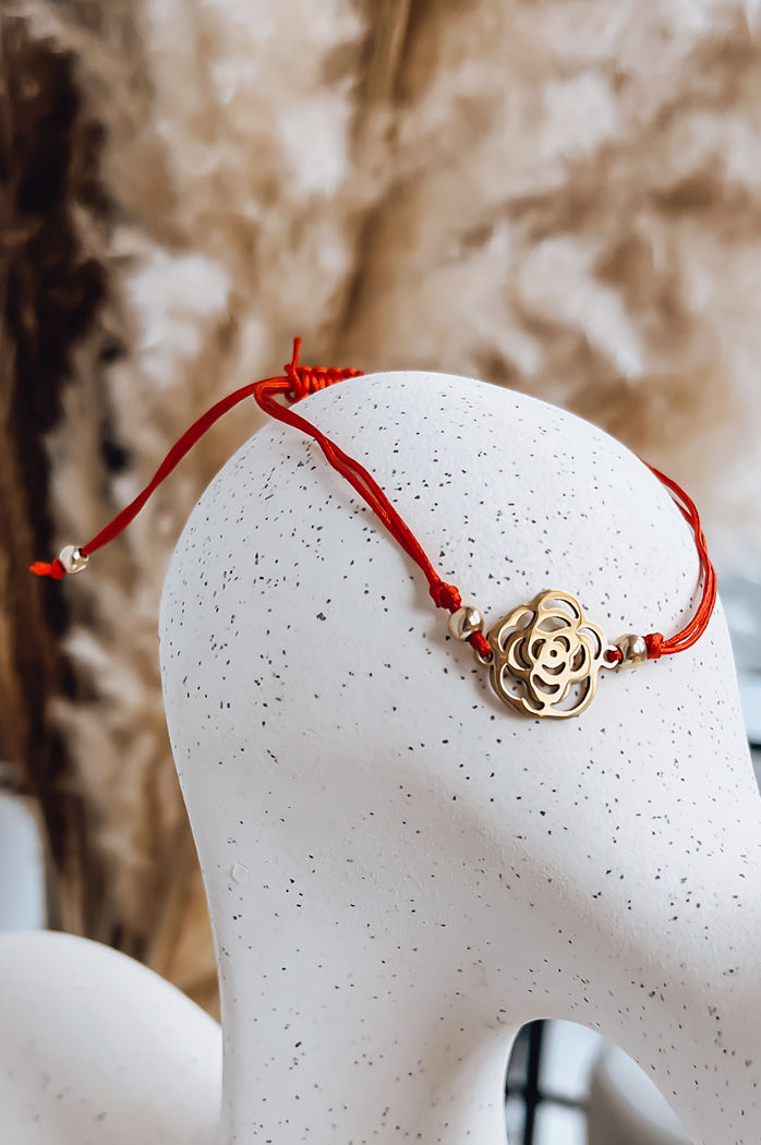 Bransoletka HEARTBEAT czerwona Dstreet LY0085