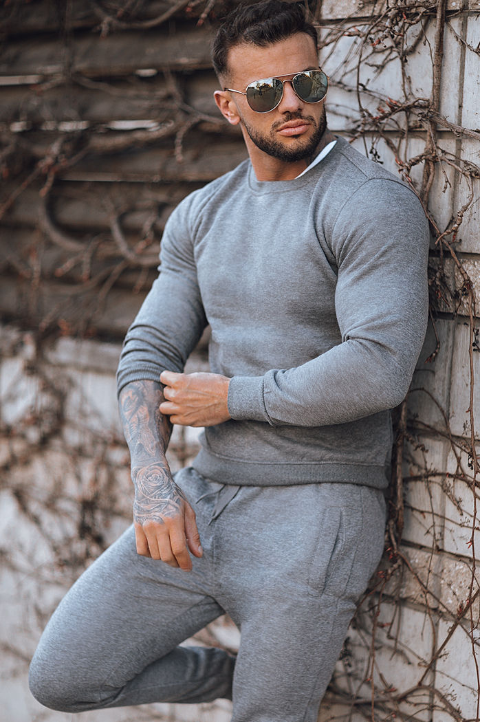 Dres męski antracytowy Dstreet AX0731