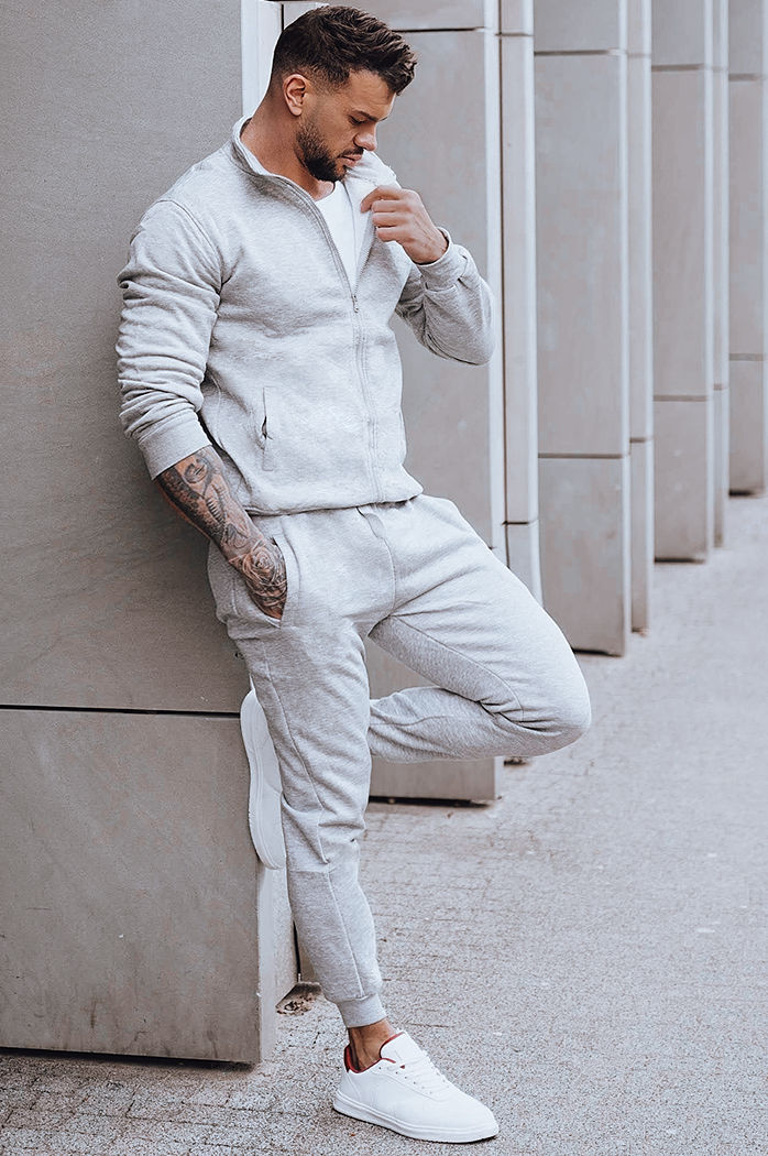 Dres męski jasnoszary Dstreet AX0732