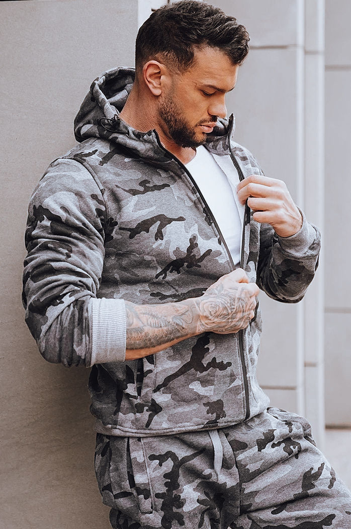 Dres męski moro ciemnoszary Dstreet AX0623z