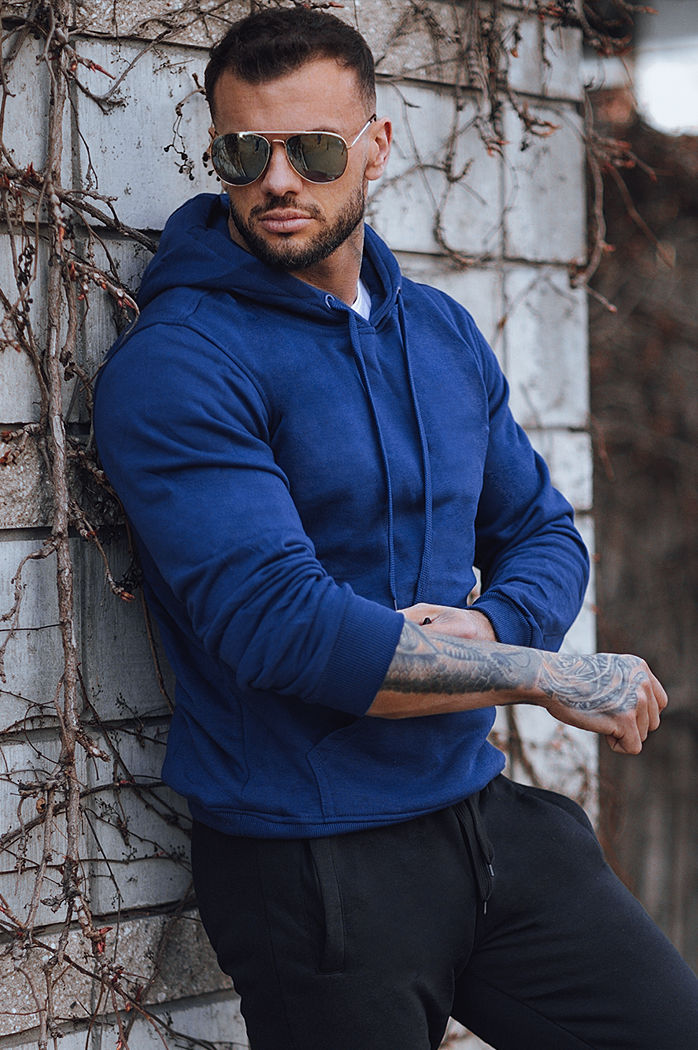 Dres męski niebiesko-czarny Dstreet AX0742