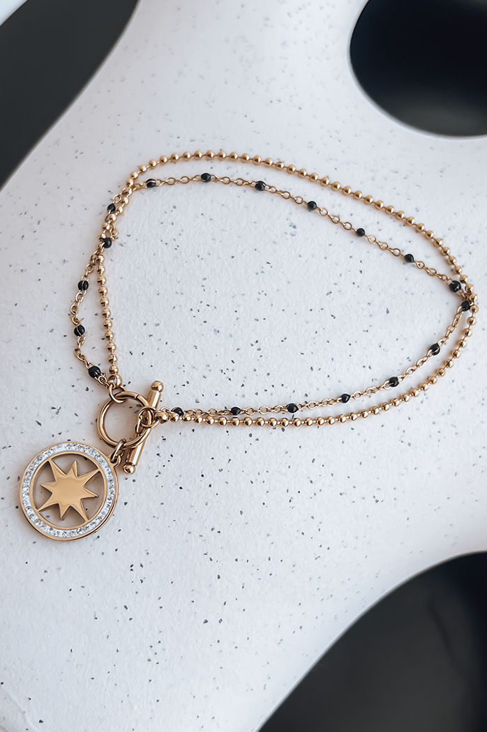 Bransoletka ESTRELLA złota Dstreet LY0103