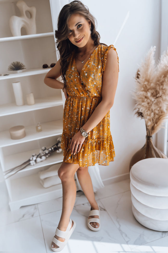 Sukienka RAFAELLA pomarańczowa Dstreet EY2326