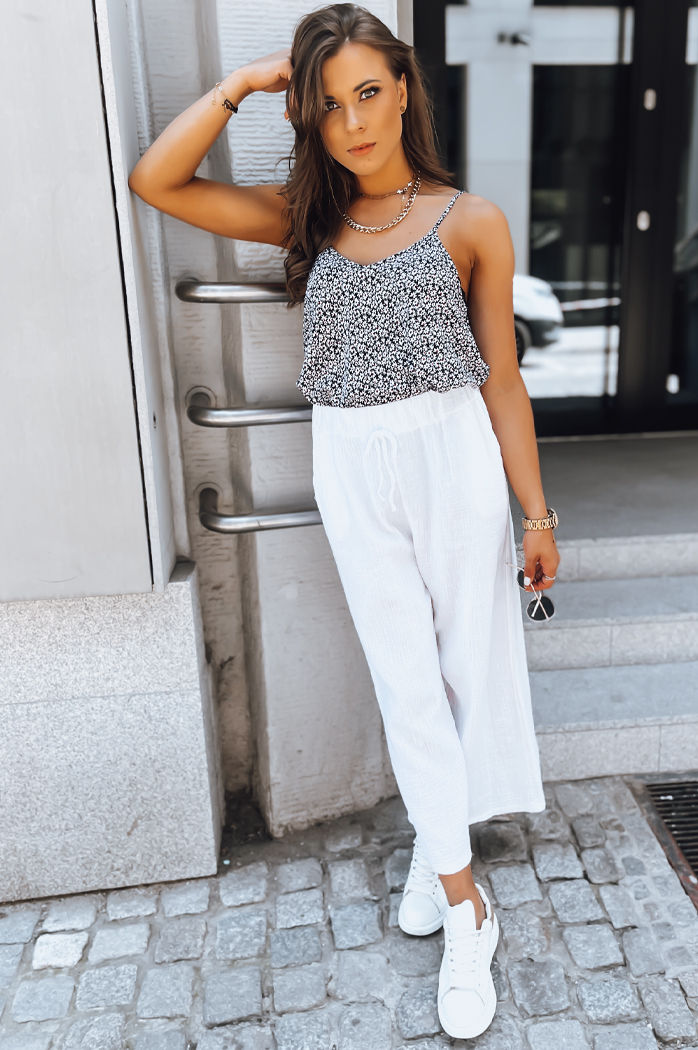 Bluzka damska na ramiączkach STEPHANIA czarna Dstreet RY2239