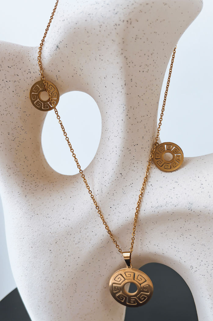 Naszyjnik ASTETIKUS złoty Dstreet IY0096