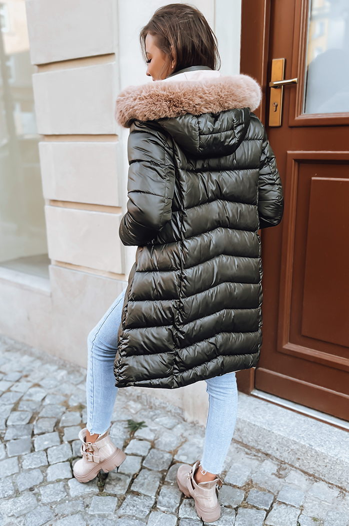 Kurtka zimowa damska SOPHIA SNUGGLE zielona Dstreet TY3700