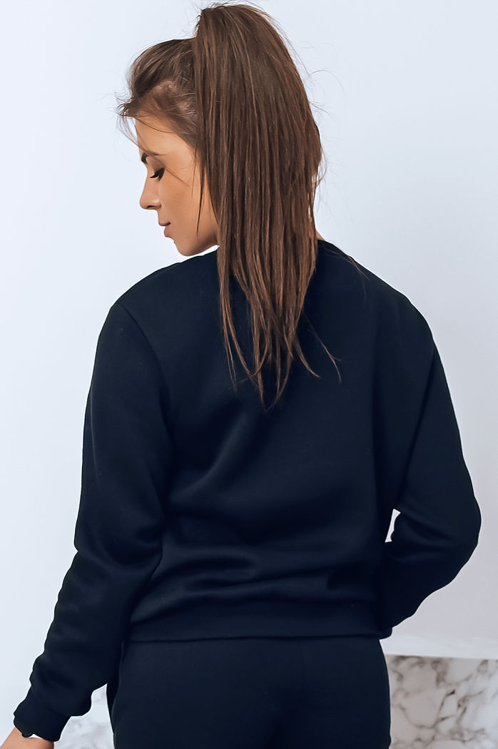 Damska granatowa bluza dresowa LARA Dstreet BY1203