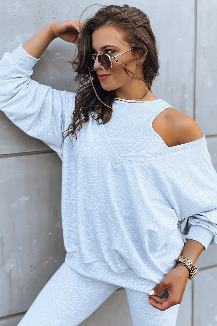 Komplet damski 3w1 ASTRAL ATTIRE jasnoszary Dstreet AY0895