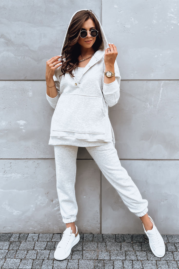 Komplet 3 częściowy damski INDESIT jasnoszary Dstreet AY0947