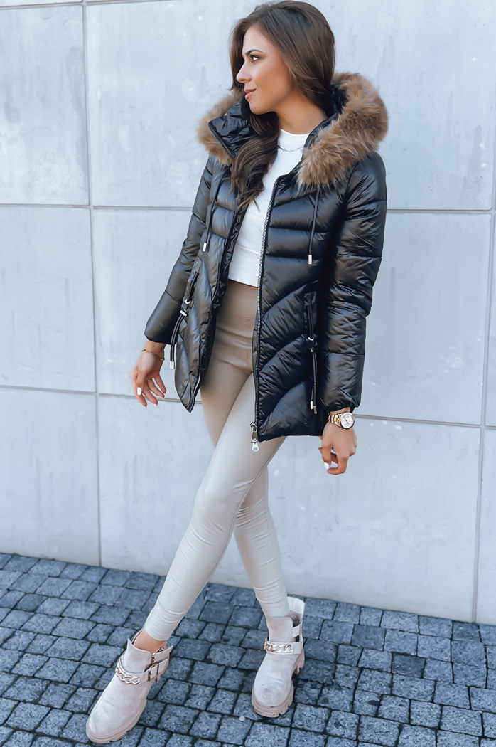 Kurtka zimowa damska INDIGO STAR czarna Dstreet TY3826