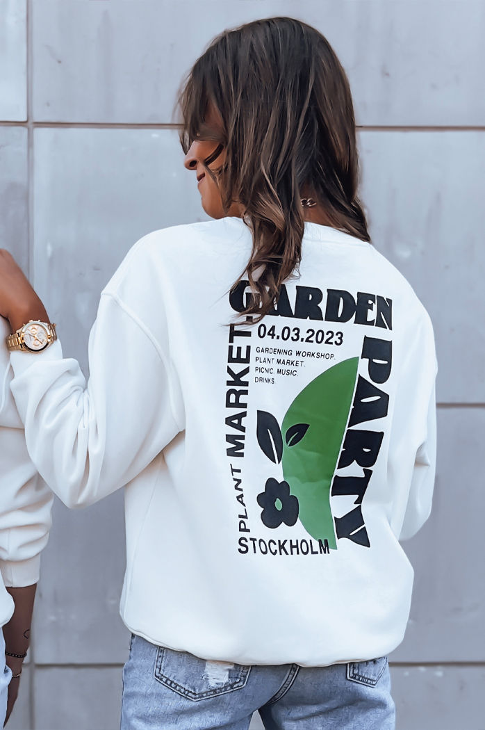 Bluza damska HEARTBEAT biała Dstreet BY1214