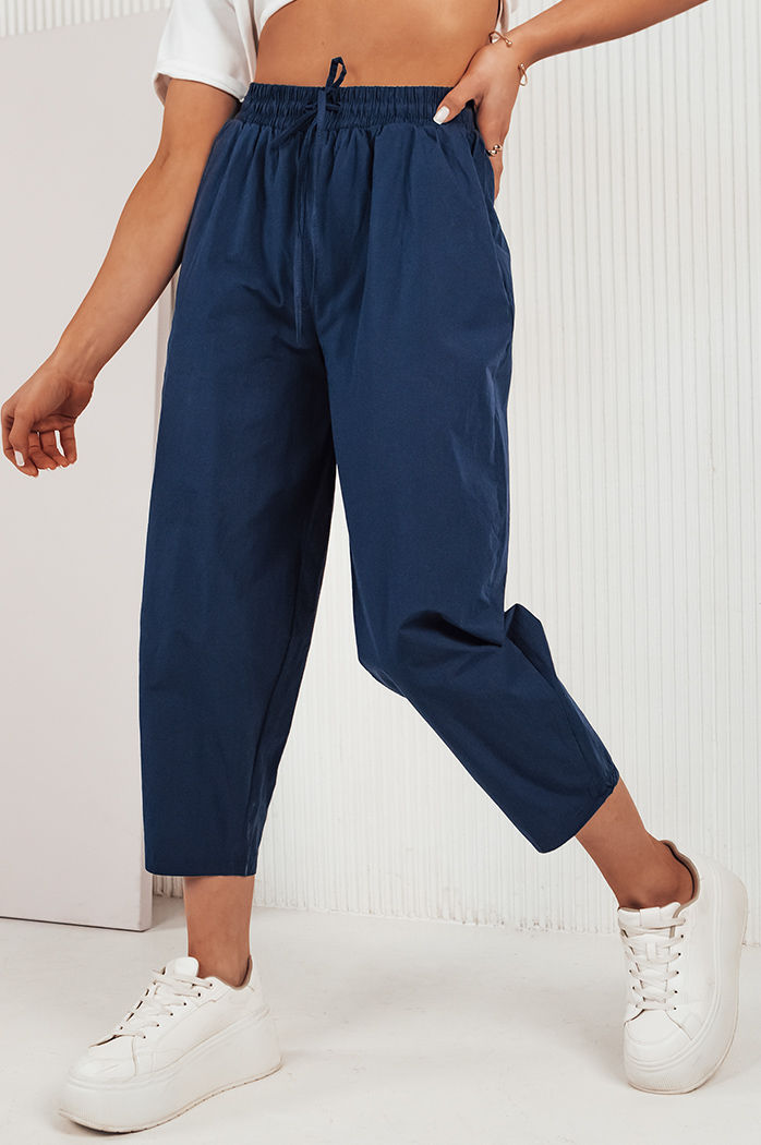 Spodnie damskie BALLOON FANTASY granatowe Dstreet UY1667