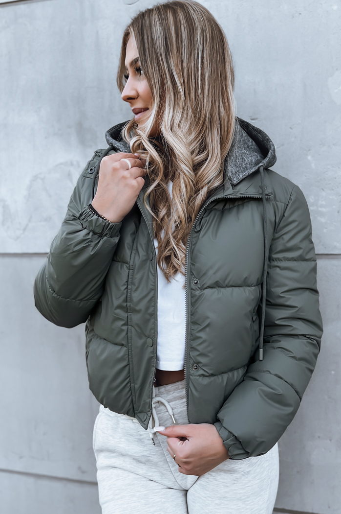 Kurtka damska pikowana KHALEESI ciemnoszara Dstreet TY3875