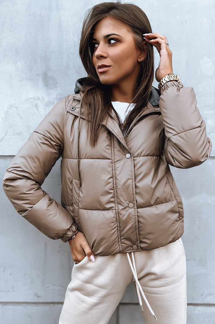 Kurtka damska pikowana KHALEESI kamelowa Dstreet TY3878