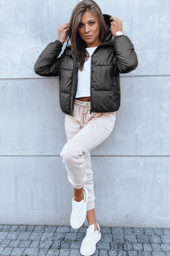 Kurtka damska pikowana KHALEESI czarna Dstreet TY3879