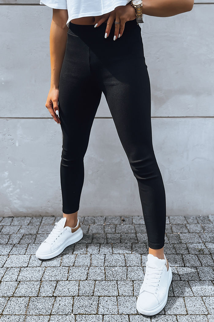 Legginsy damskie CALIFORNIA TEAM czarne Dstreet UY1709