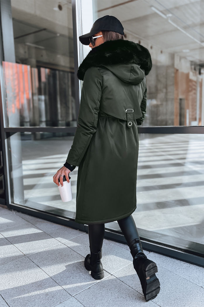 Kurtka zimowa damska parka LUSTER zielona Dstreet TY3955