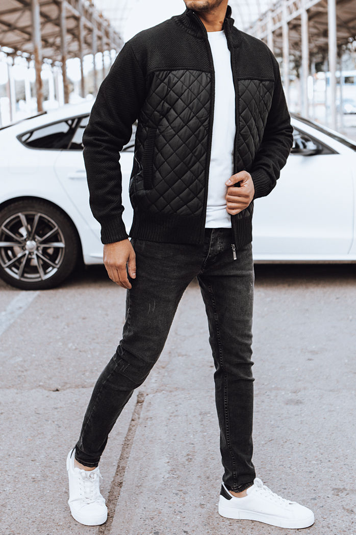 Kurtka męska pikowana czarna Dstreet TX4578