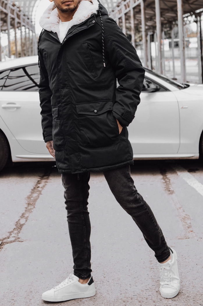 Kurtka zimowa męska czarna Dstreet TX4588