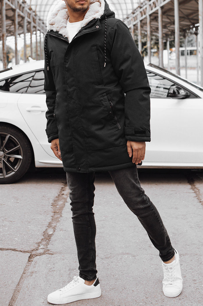 Kurtka zimowa męska czarna Dstreet TX4589