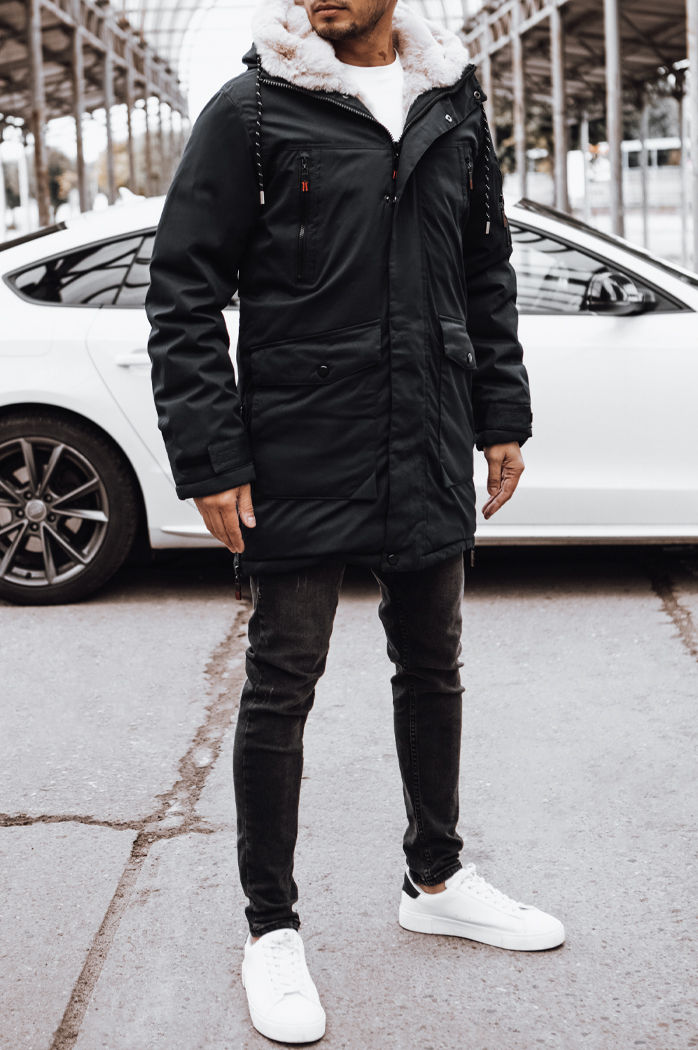 Kurtka zimowa męska czarna Dstreet TX4594