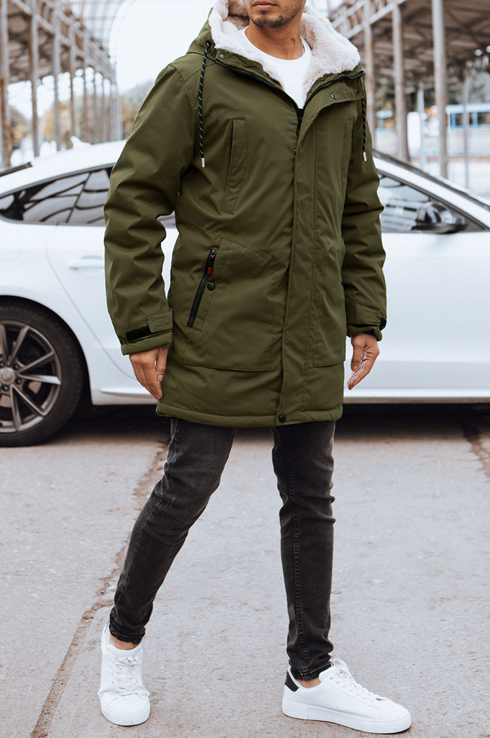Kurtka zimowa męska zielona Dstreet TX4606
