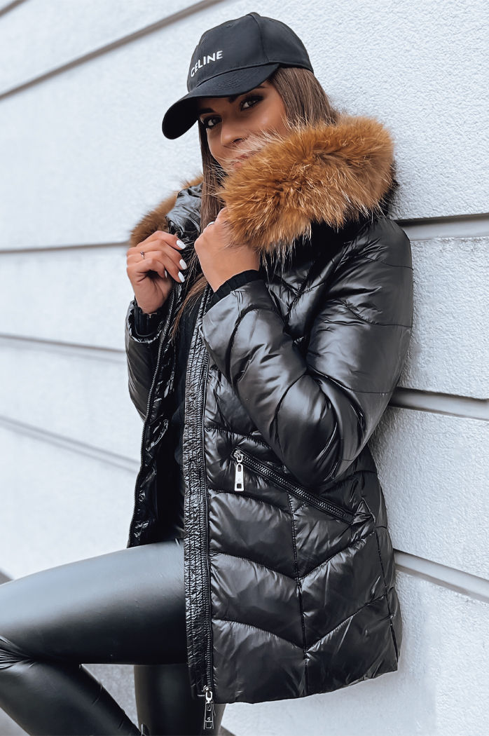 Kurtka zimowa damska EMBRACE czarna Dstreet TY3996