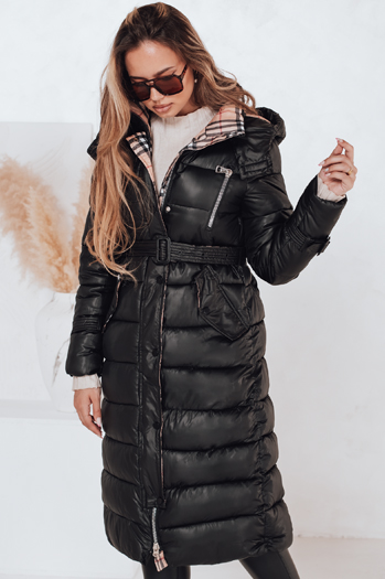 Płaszcz zimowy damski SPRUCE czarny Dstreet TY4001