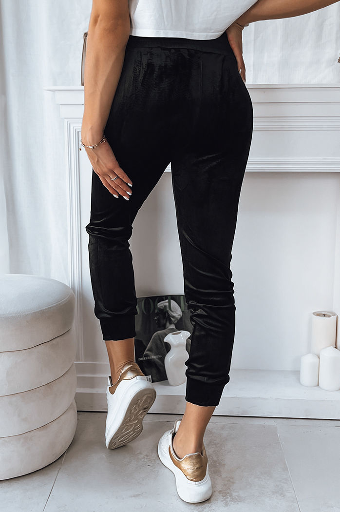 Spodnie damskie AVENUE czarne Dstreet UY1761