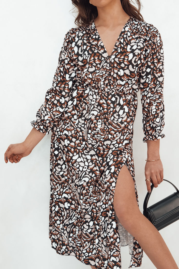 Sukienka midi DIZI wielokolorowa Dstreet EY2391