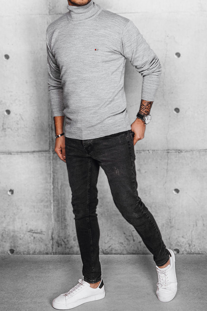 Sweter męski szary Dstreet WX2171