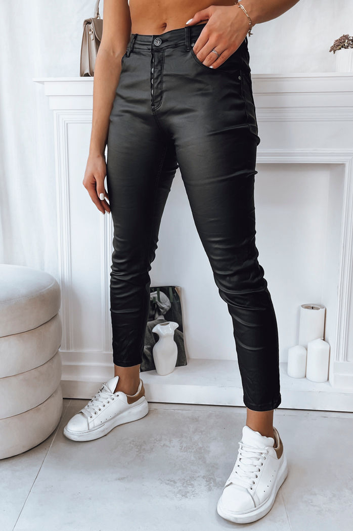 Spodnie damskie WEST czarne Dstreet UY1777