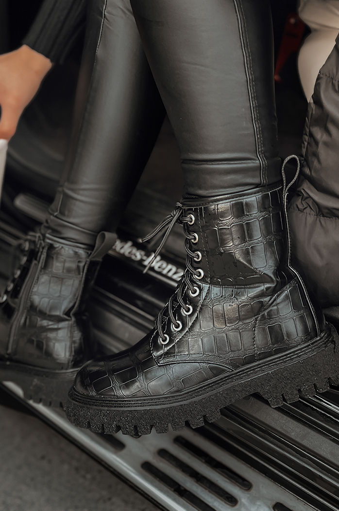 Botki damskie TENTIS czarne Dstreet ZY0442