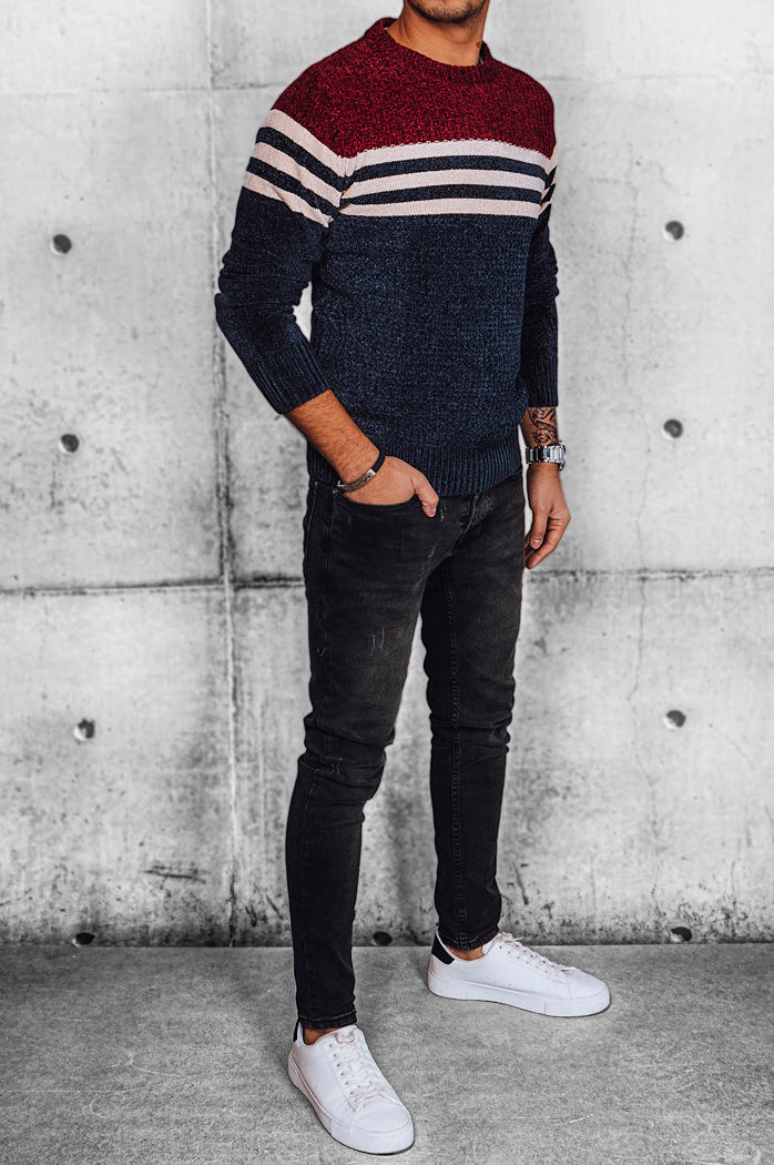 Sweter męski granatowy Dstreet WX2186