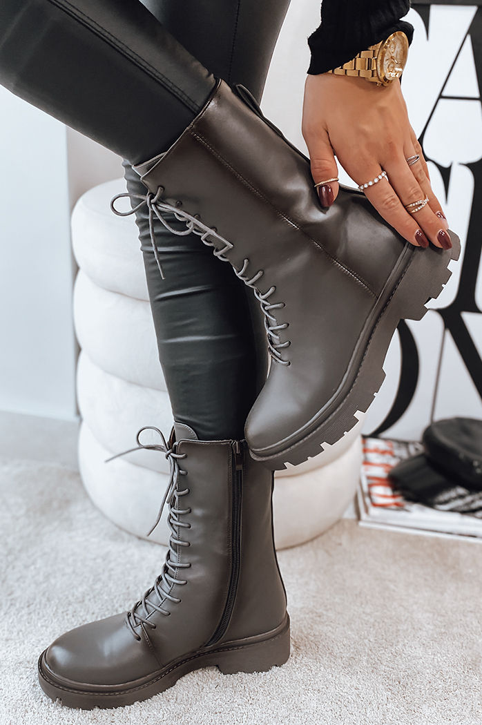 Botki damskie REDBIS szare Dstreet ZY0453