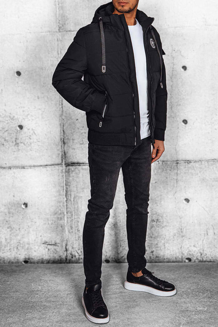 Kurtka męska pikowana czarna Dstreet TX4638