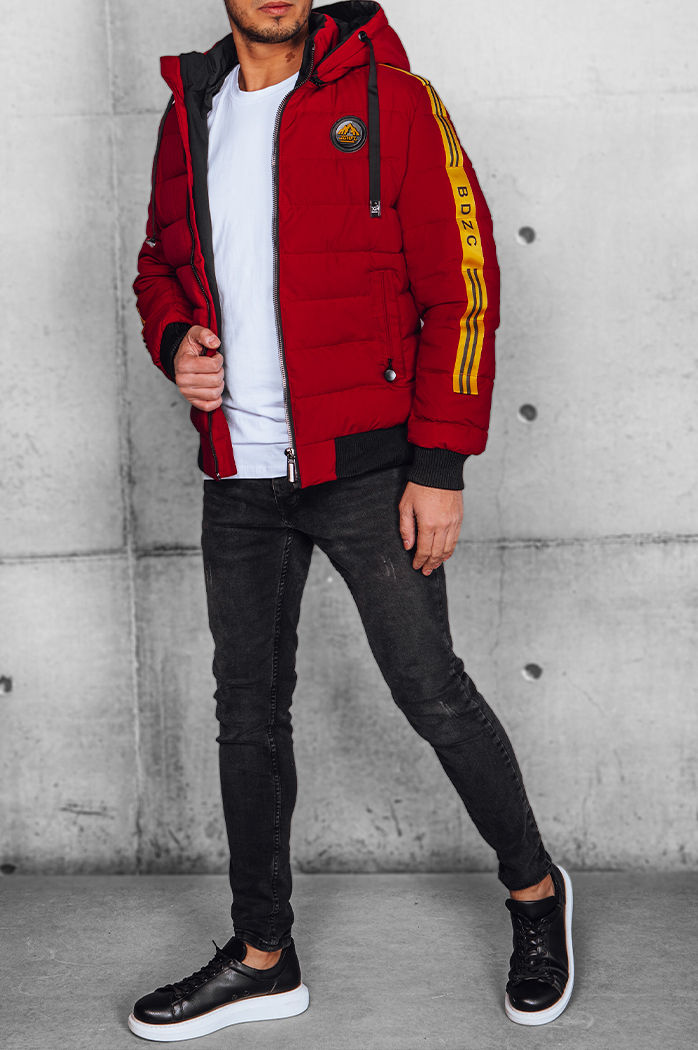 Kurtka męska pikowana bordowa Dstreet TX4651