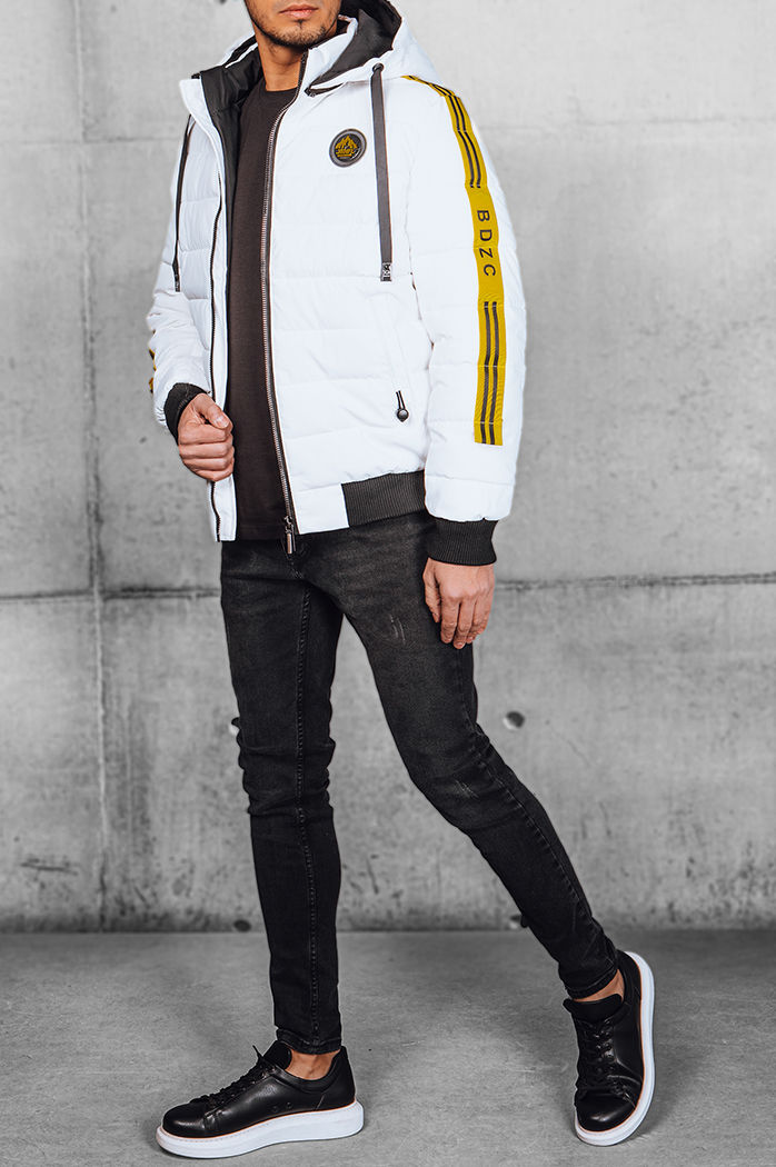 Kurtka męska pikowana biała Dstreet TX4652