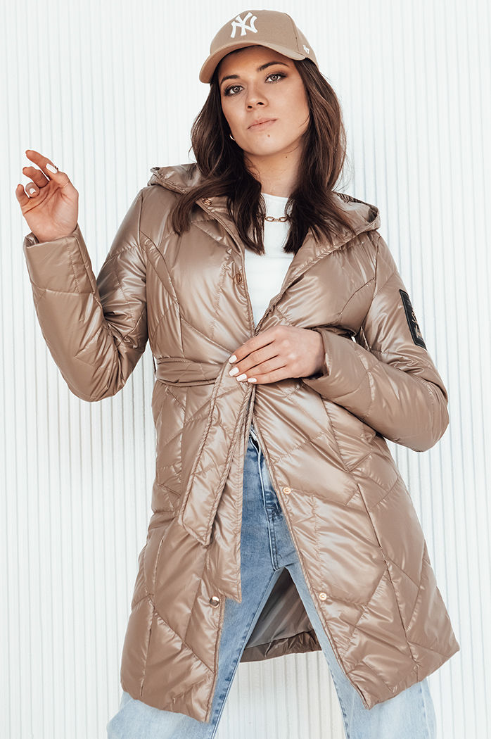 Płaszcz damski PAUL kamelowy Dstreet TY4108